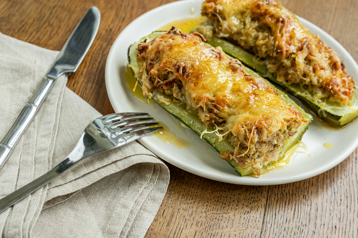 Stuffed Zucchini Squash